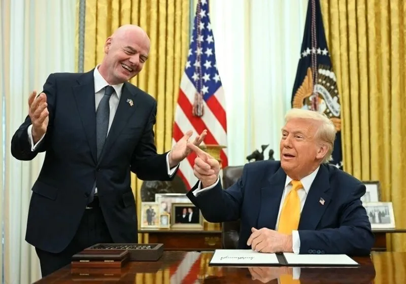 Chủ tịch FIFA và Tổng thống Trump